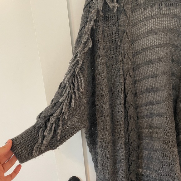 Rebecca Taylor cardigan with fringe detail - Picture 2 of 4